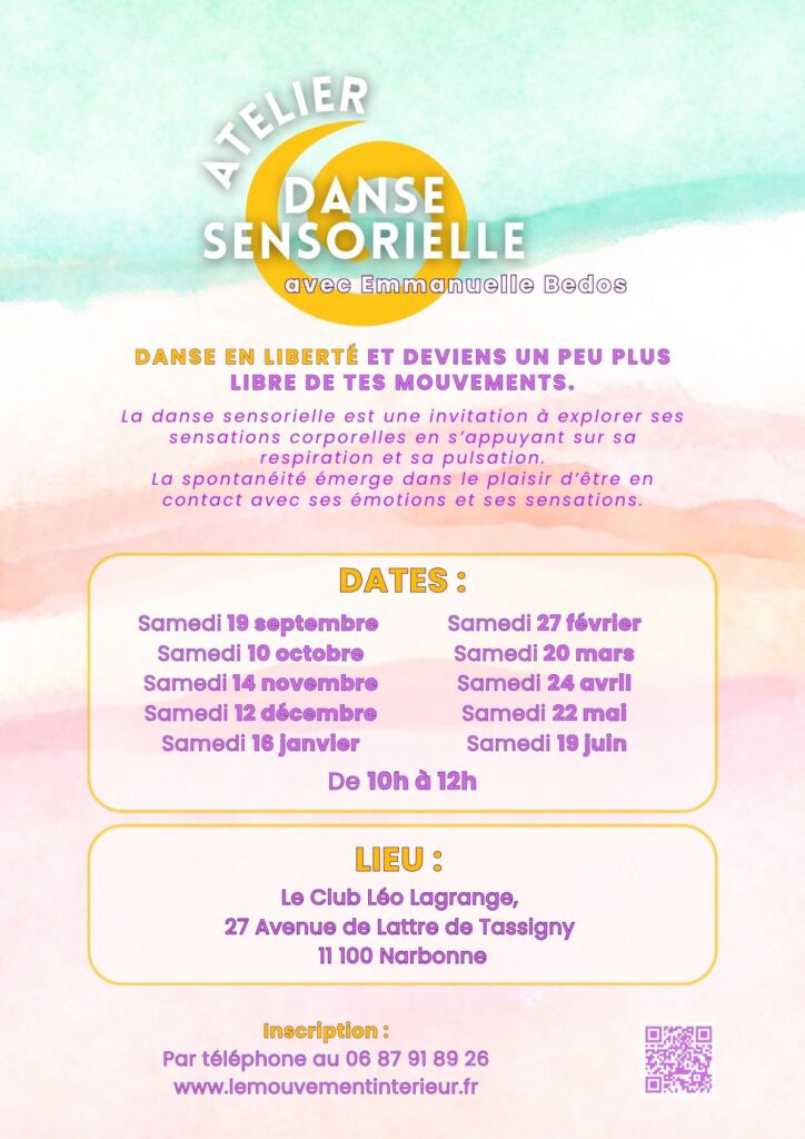 Danse sensorielle à Narbonne